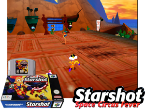 Starshot - Space Circus Fever (Europe) (En,Fr,De) Cover